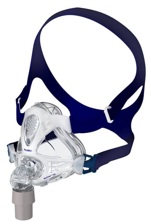  Medline CPAP9403 CPAP - Máscara de cara completa con accesorio  para la cabeza/correa para la cabeza, silicona silenciosa para adultos,  talla XL : Salud y Hogar